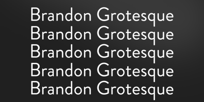 Brandon Grotesque font in use