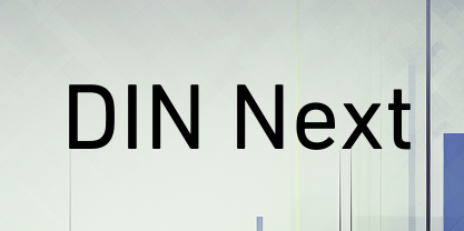 DIN Next font in use