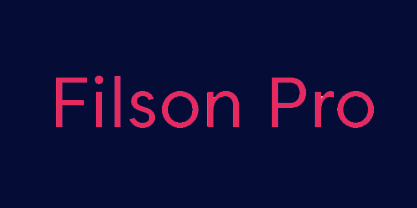Filson Pro font in use