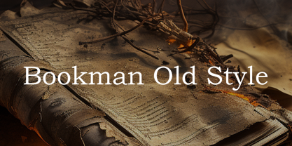 Bookman Old Style font in use