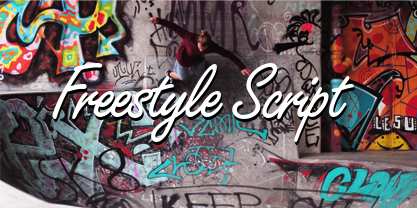 Freestyle Script font in use