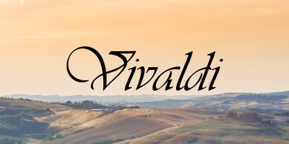 Vivaldi font in use