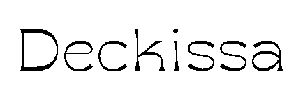 Deckissa font image
