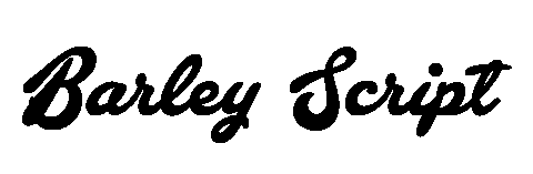 Barley Script font | Fontwiki