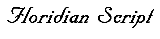 Floridian Script font image