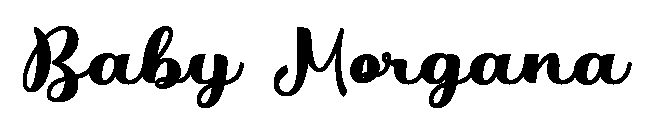 Baby Morgana font image