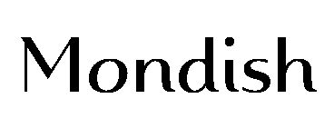Mondish font image