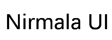 Nirmala UI font image