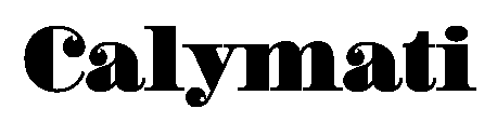 Calymati font image